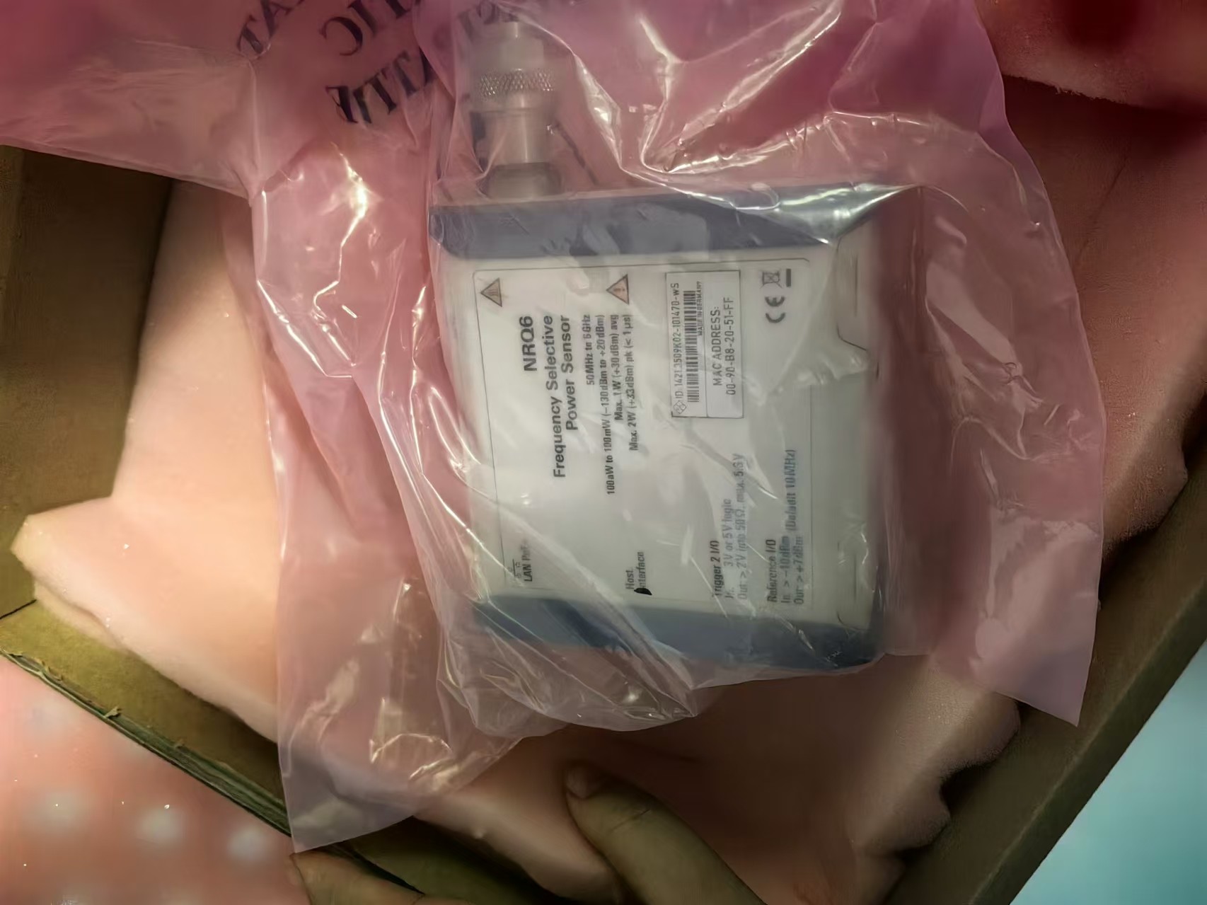 Rohde Schwarz NRQ6 Frequency Selective Power Sensor 50 MHz 6 GHz N m -50 dBm to 30 dBm Accurate and Power Measurements