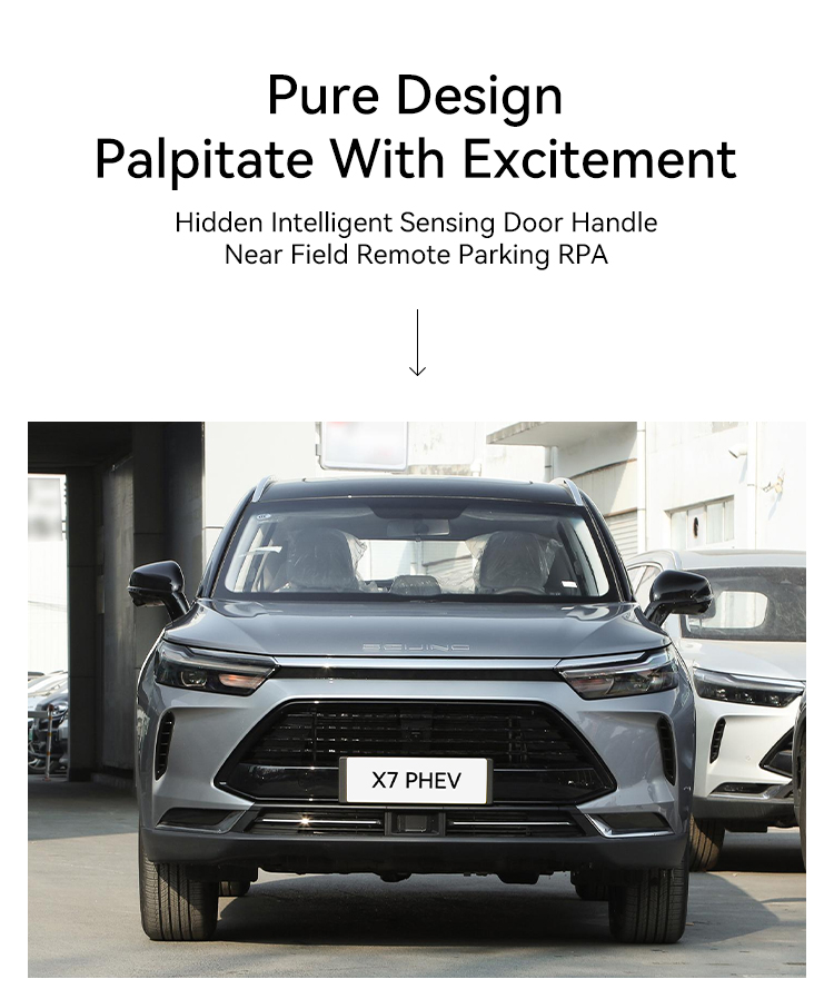 2023 Beijing X7 PHEV 180km/h Hybrid Car 0km 4 Four Wheel Electric Vehicle 0km Used Cars Left Hand Drive and High Speed