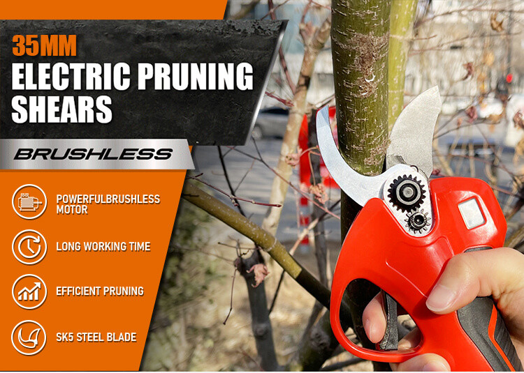 21V 35mm Brushless Garden Battery Tool Portable Purning Purner