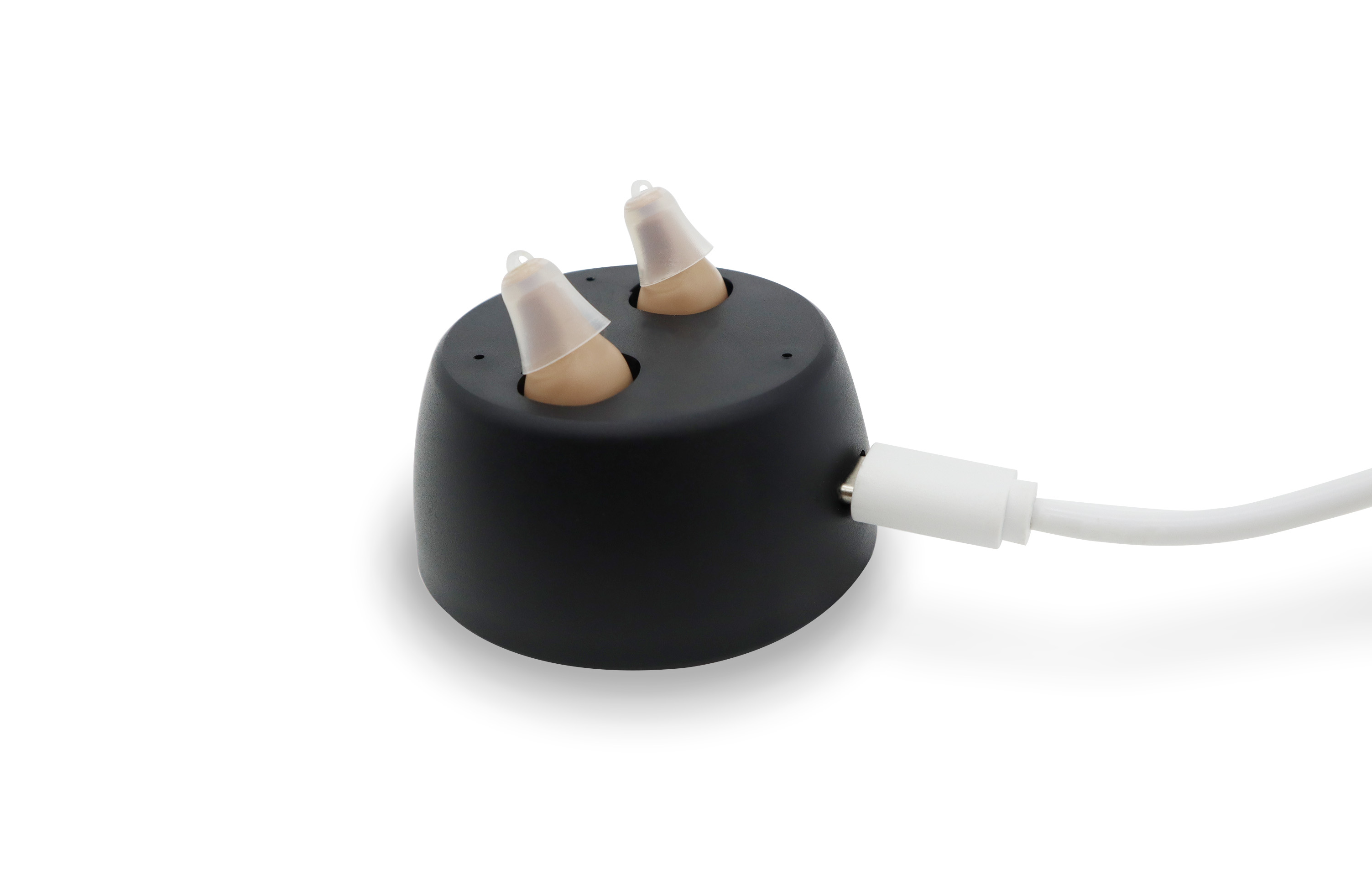 ITE CIC In The Ear Bluetooth Hearing Aids Assistance For The Elderly Red