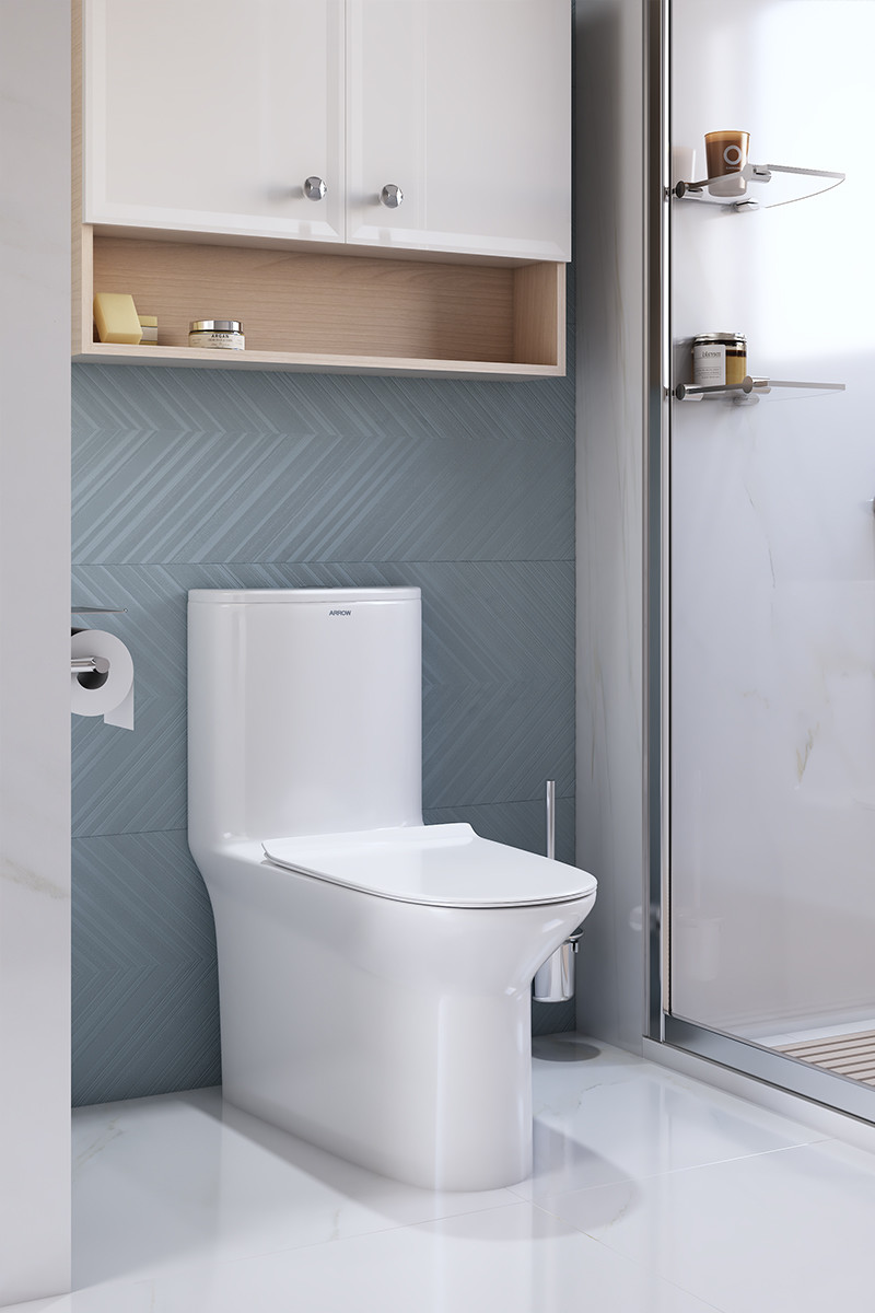 Bathroom One Piece Wc 300mm p trap and s trap wc Siphone Ceramic Closestool