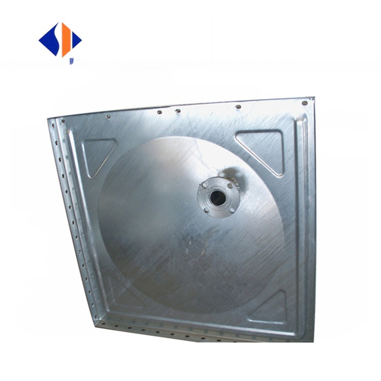 Large Size Pressed Steel Water Tank with Customized Color and B mm Range of 1106-3112