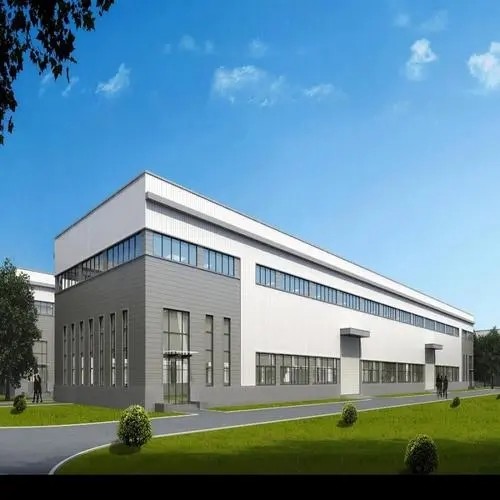 Q355 CAD Structural Steel Portal Frame Bending For Warehouse