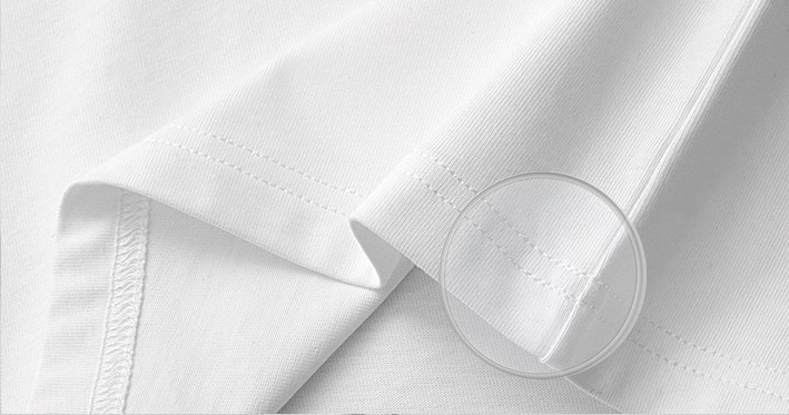 O Neck Men Blank T Shirt Custom Cotton Loose Drop Shoulder
