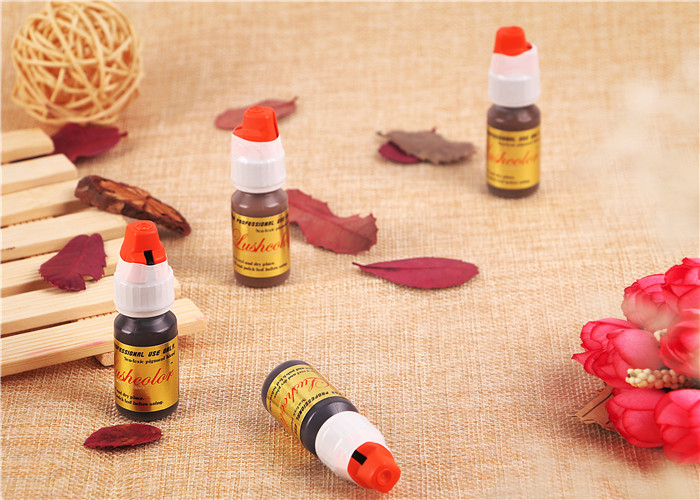 8ML Plant Essence Lushcolor Permanent Makeup Pigment For Training
