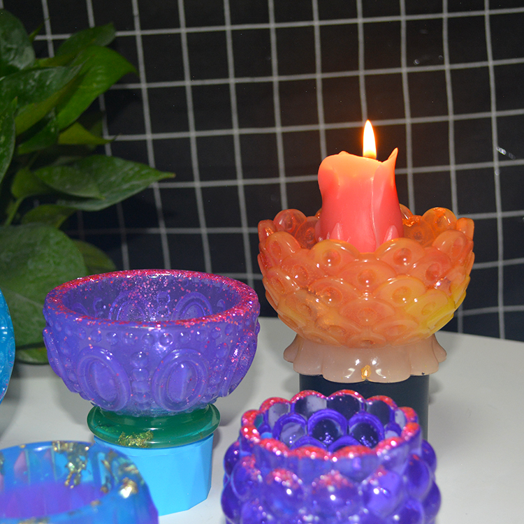 Sustainable Resin Epoxy Silicone Molds Diy Handmade Lotus Shape Bowl