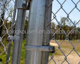 Heat Treated Iron Craft Hot Dipped Galvanized Chain Link Wire Mesh Chainlink Fence Diamond Mesh