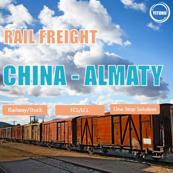 Guangzhou Zhengzhou China to Almaty Kazakhstan International Rail Freight