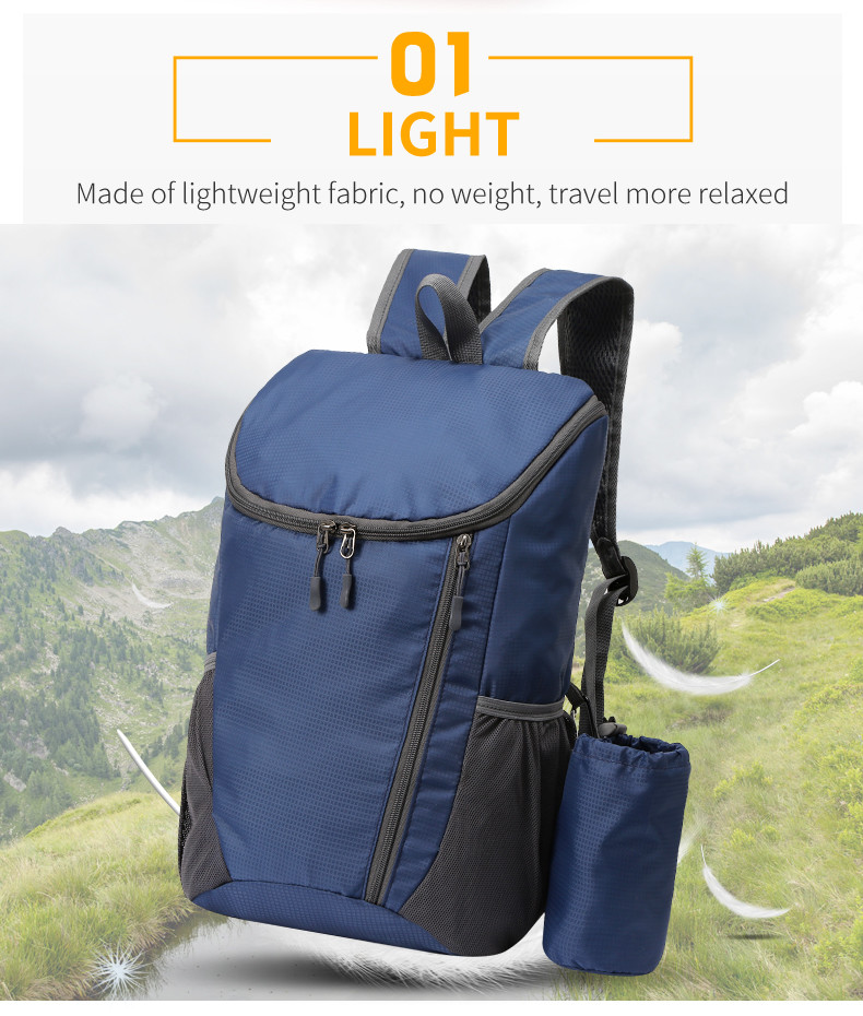23L Foldable Mountaineering Bag Ultralight Outdoor Cycling Rucksack Travel Hiking