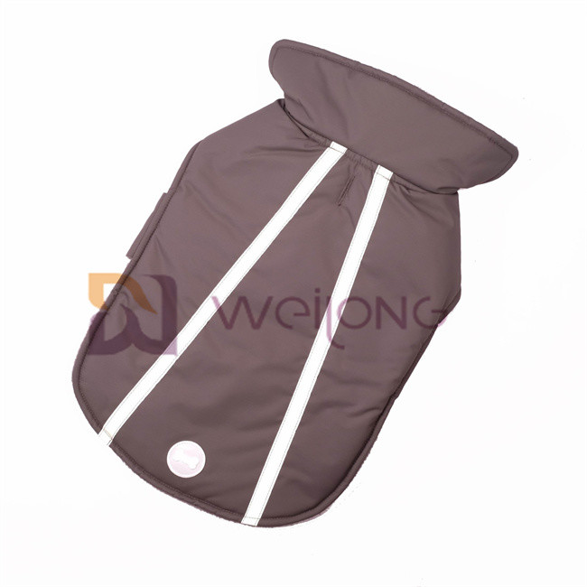 BSCI Waterproof Autumn / Winter Pet Jacket Velcro Opening self fastening closure strips