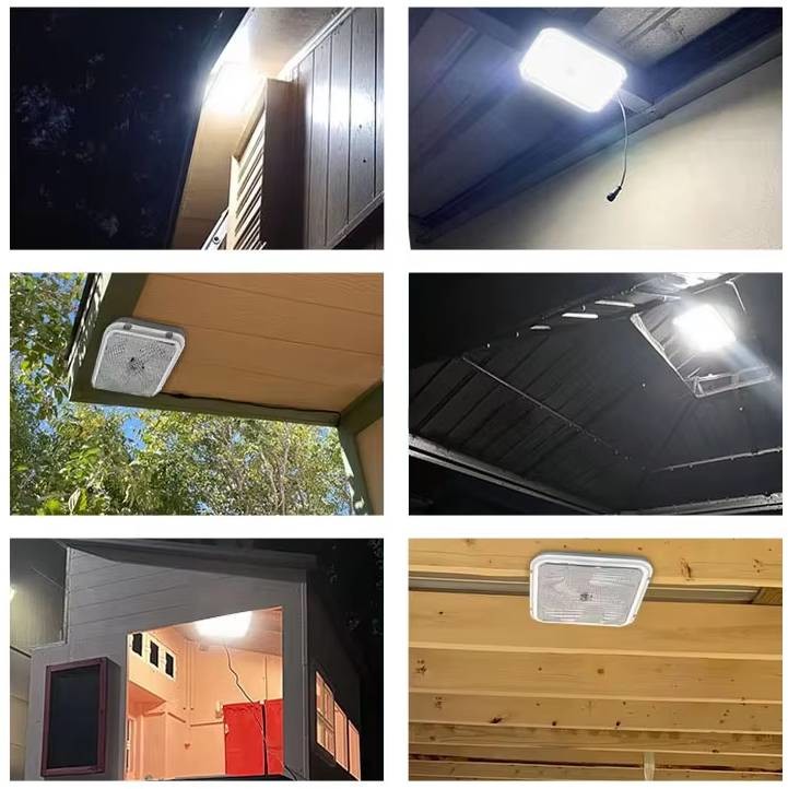 Indoor Solar Ceiling Lights Energy Saving IP65 Waterproof Outdoor Ceiling Lights