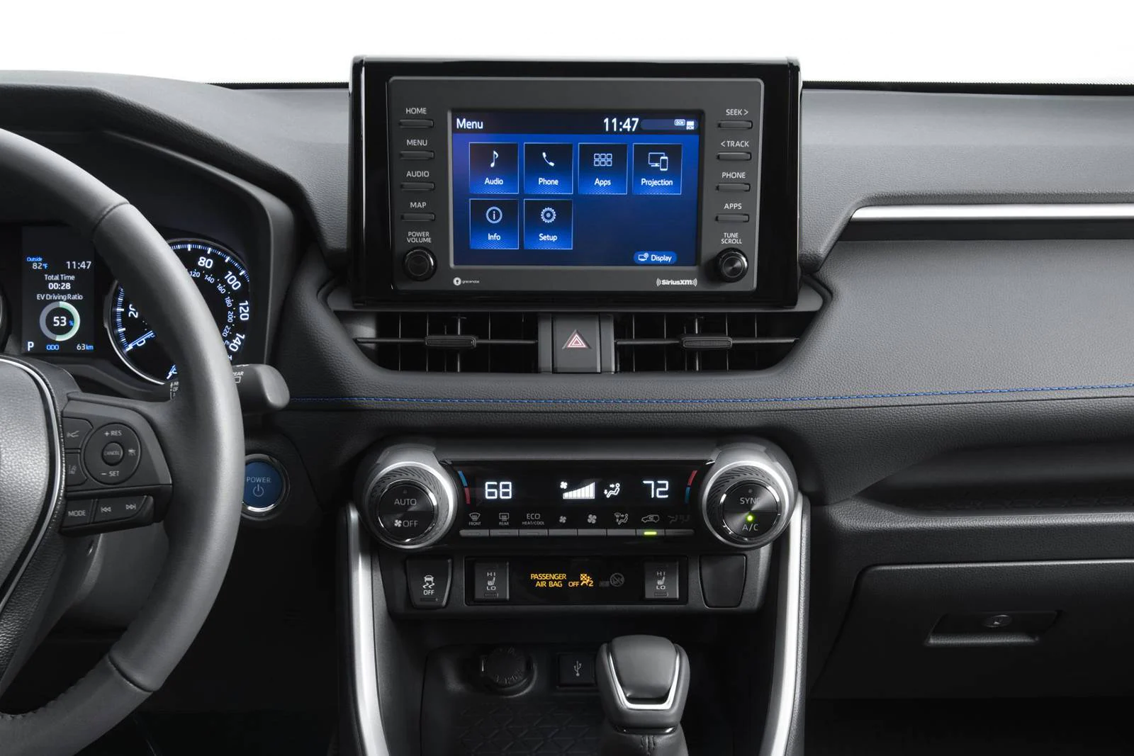 To-yota RAV-4 Compact SUV Hev Car Dual-engine 2.5L Cvt Elite Version 5 Seats SUV Fuel Electric Hybrid Car in Compact Size