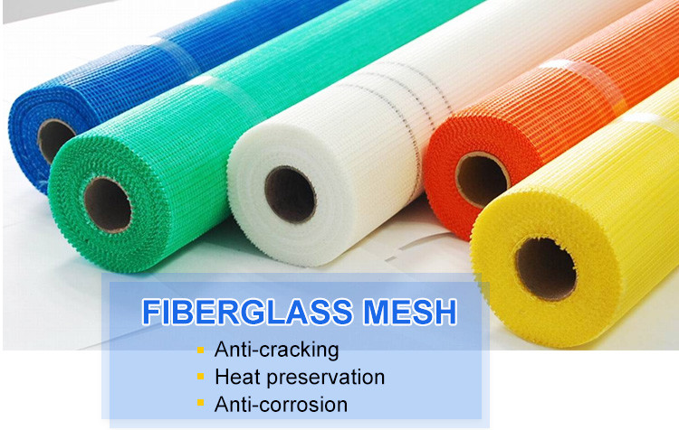 Epoxy Resin Fiber Glass Mesh Mosaic Reinforcing Fiberglass Mesh Roll