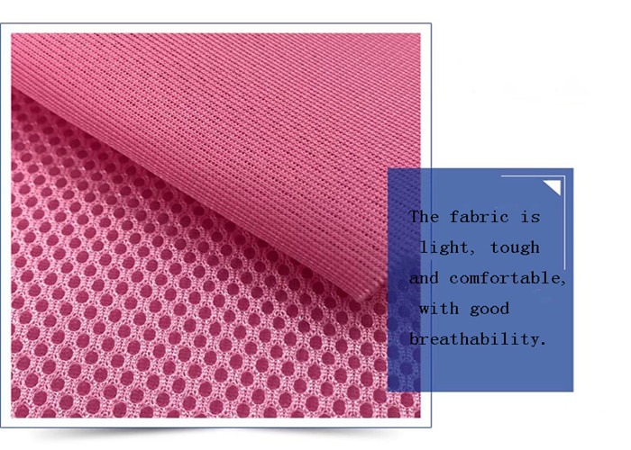100% Polyester 3d Spacer Sports Mesh Fabric For Garment / Chair