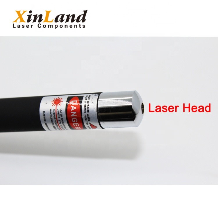 200mw 650nm Safe Line Laser Pointer Pen Red Mini Copper