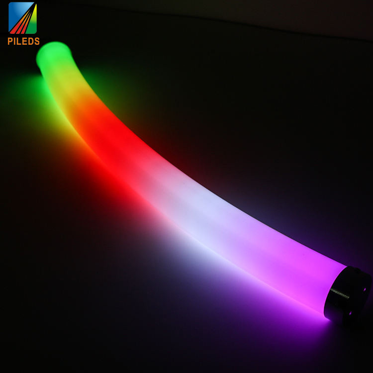 SPI RGB Magic LED Neon Strip , 360 Degree LED Neon Flex 25mm 40mm Diameter