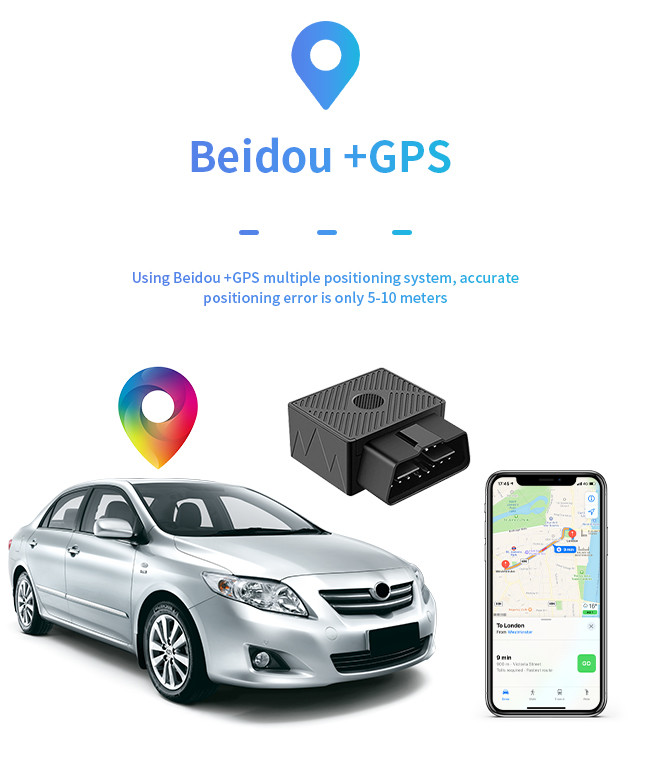Obd Car GPS Locator Beidou Satellite GPS Anti Theft Tracker Vehicle Anti Loss Tracker