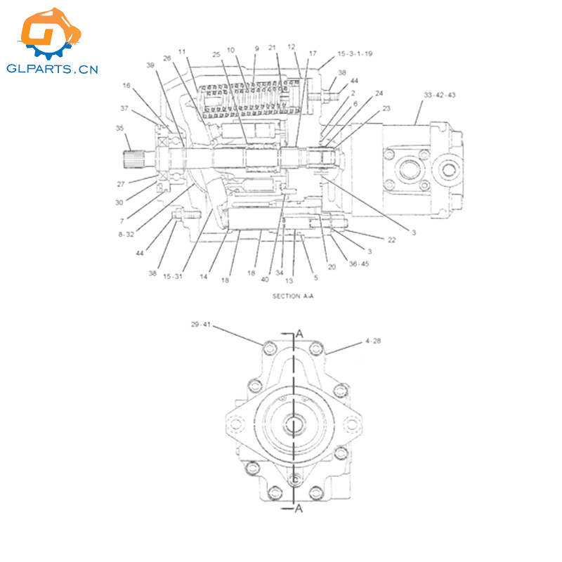 PVD-2B-50 PVD-2B-50P 208-1112 288-6857 Hydraulic Main Pump for CAT 305 305C 305CR 305.5