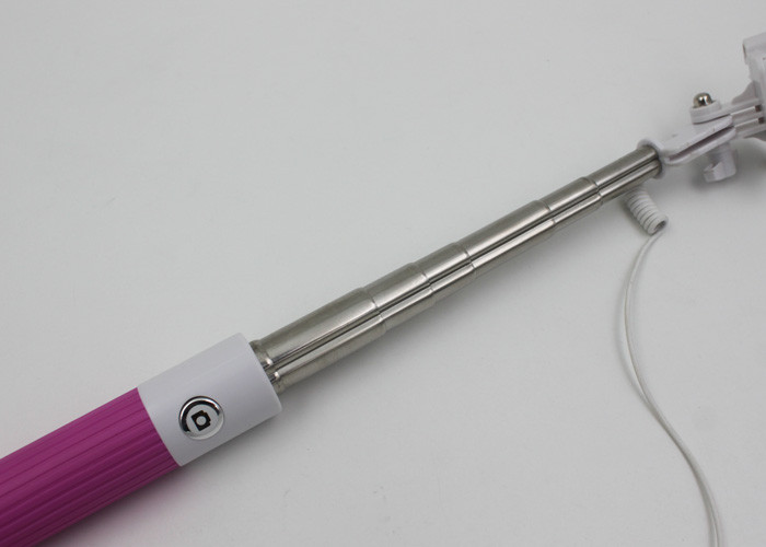 Colorful Smartphone Selfie Stick , Lightweight Selfie Pole With Remote