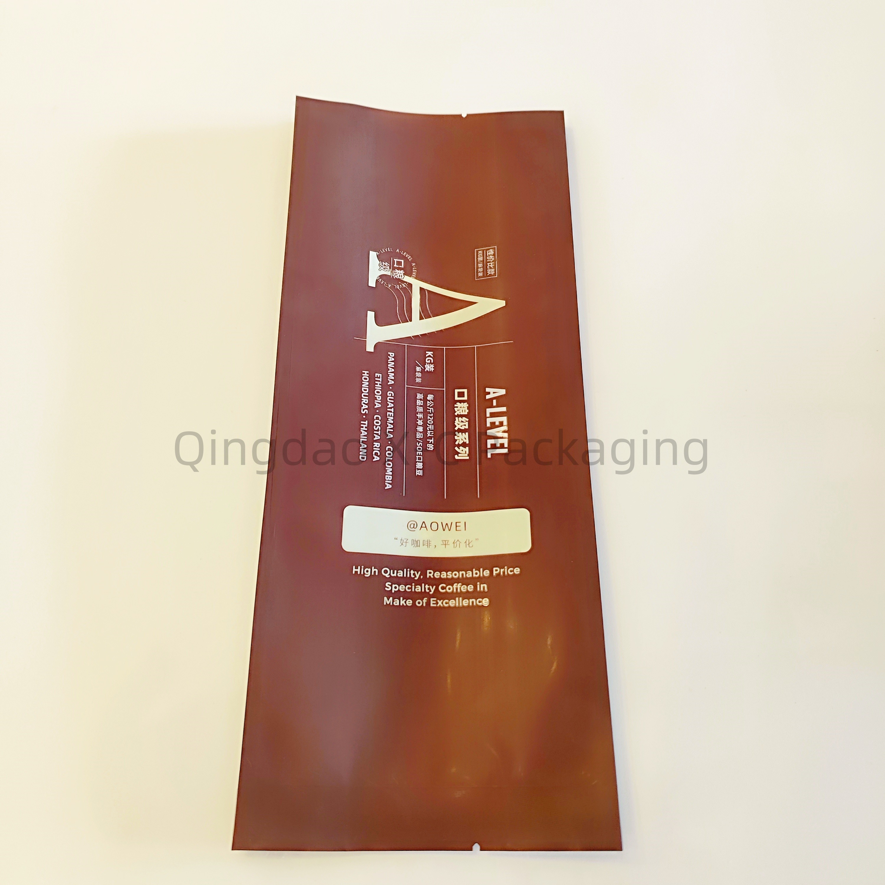 Custom Printed Quad Seal Bag Food Packaging Reusable Laminated Compoud Wholesale