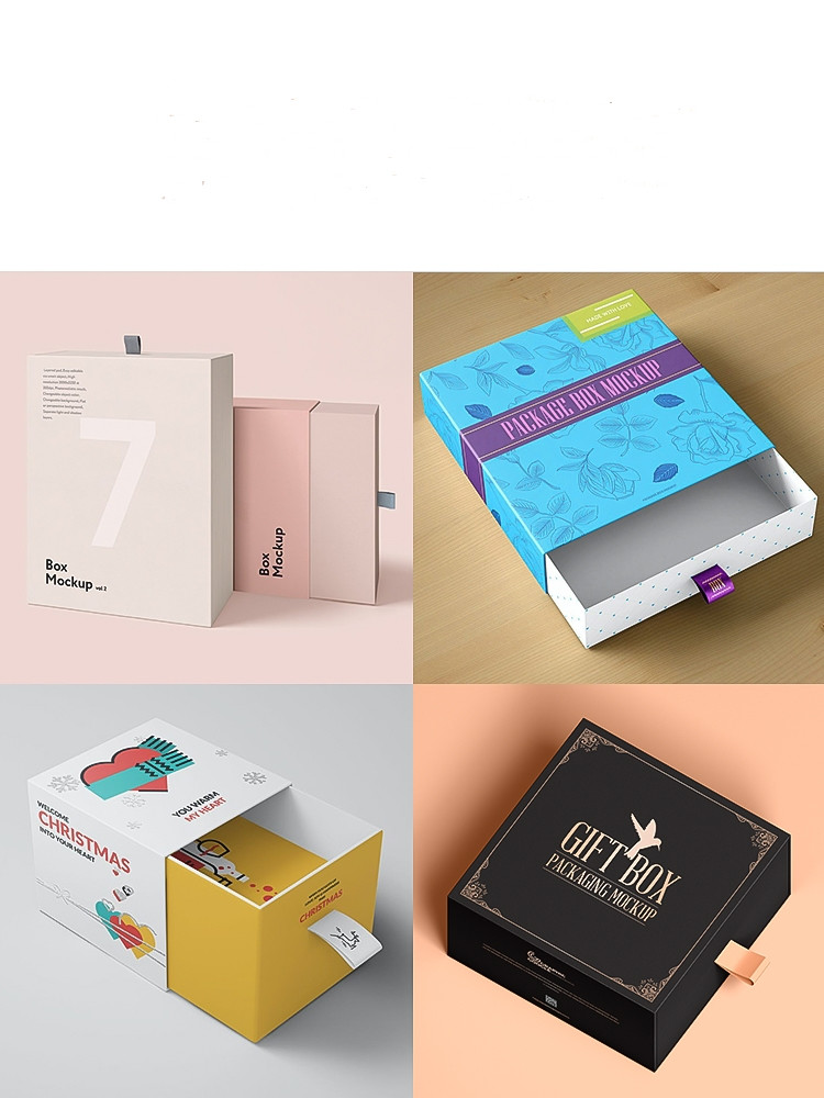 Satin Lined Cosmetic Paperboard Box with Glossy Finish Coated Paper Makeup Packaging