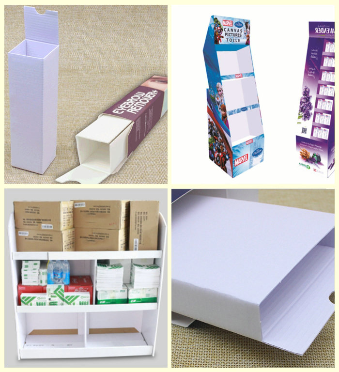 White Corrugated Cardboard For Cosmetic Box lining F Flute 36 x 48 inches