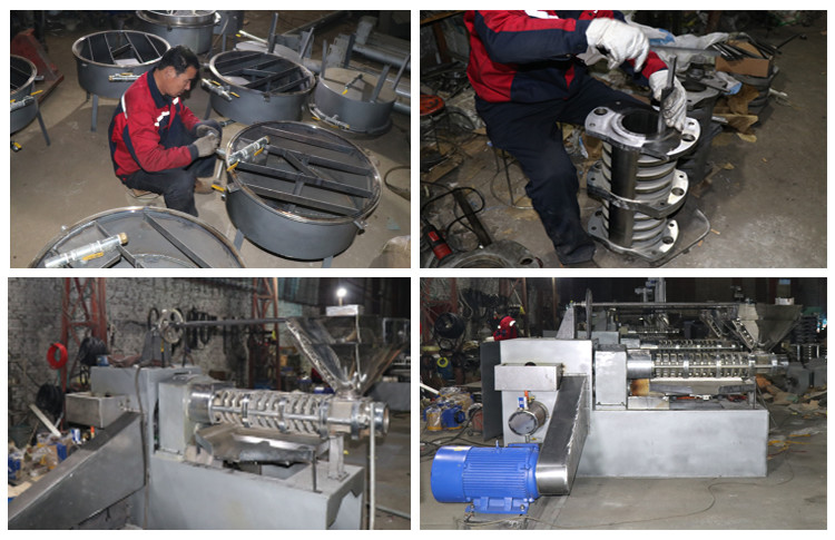 High Oil Yield Screw Press Oil Expeller Line Cold Press Soybean Oil Presser