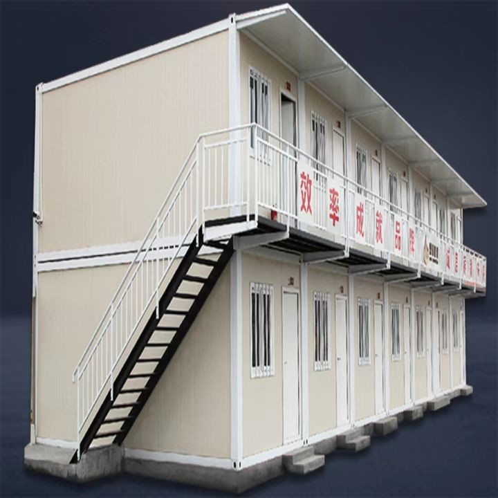 40ft Sandwich Panel Prefab Container House White Modern Container Home