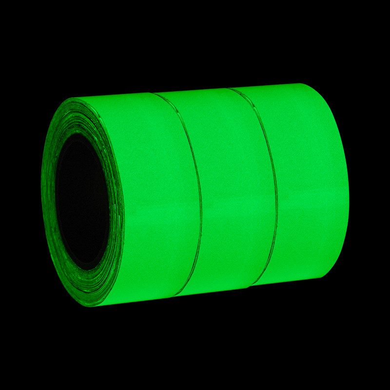 1.24X45.7m Adhesive Night Luminous Film For Safety Exit Graphic Design Photoluminescent Luminous