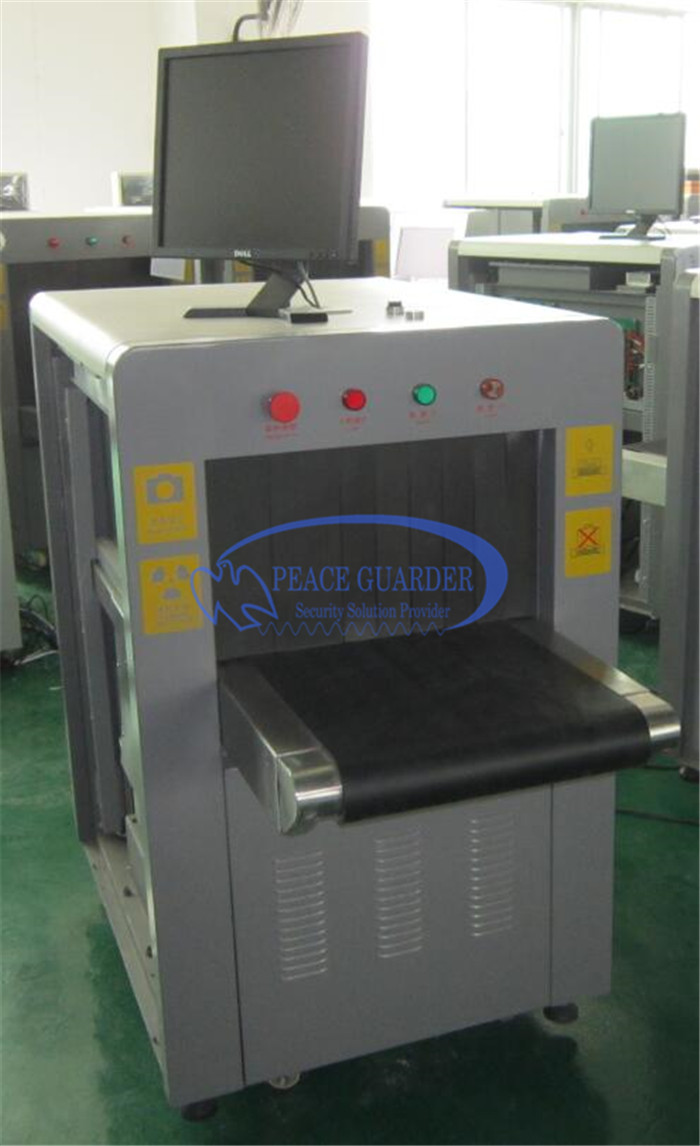 Airport Security Check X Ray Baggage Scanner 80 Degree Angles With 17 Inch Monitor