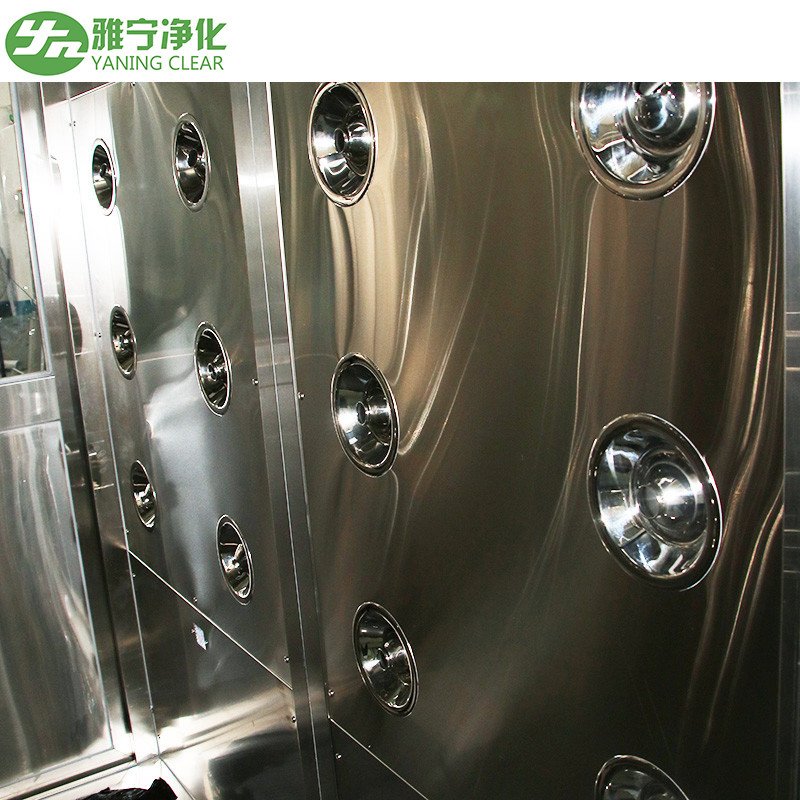 GMP Standard Stainless Steel Air Shower H13 HEPA Filter Dust Removal Air Shower