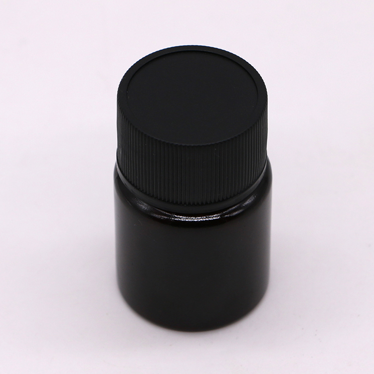 Recyclable BPA free Material 25ml PET Plastic Pill Bottle for Solid Medicine Vial