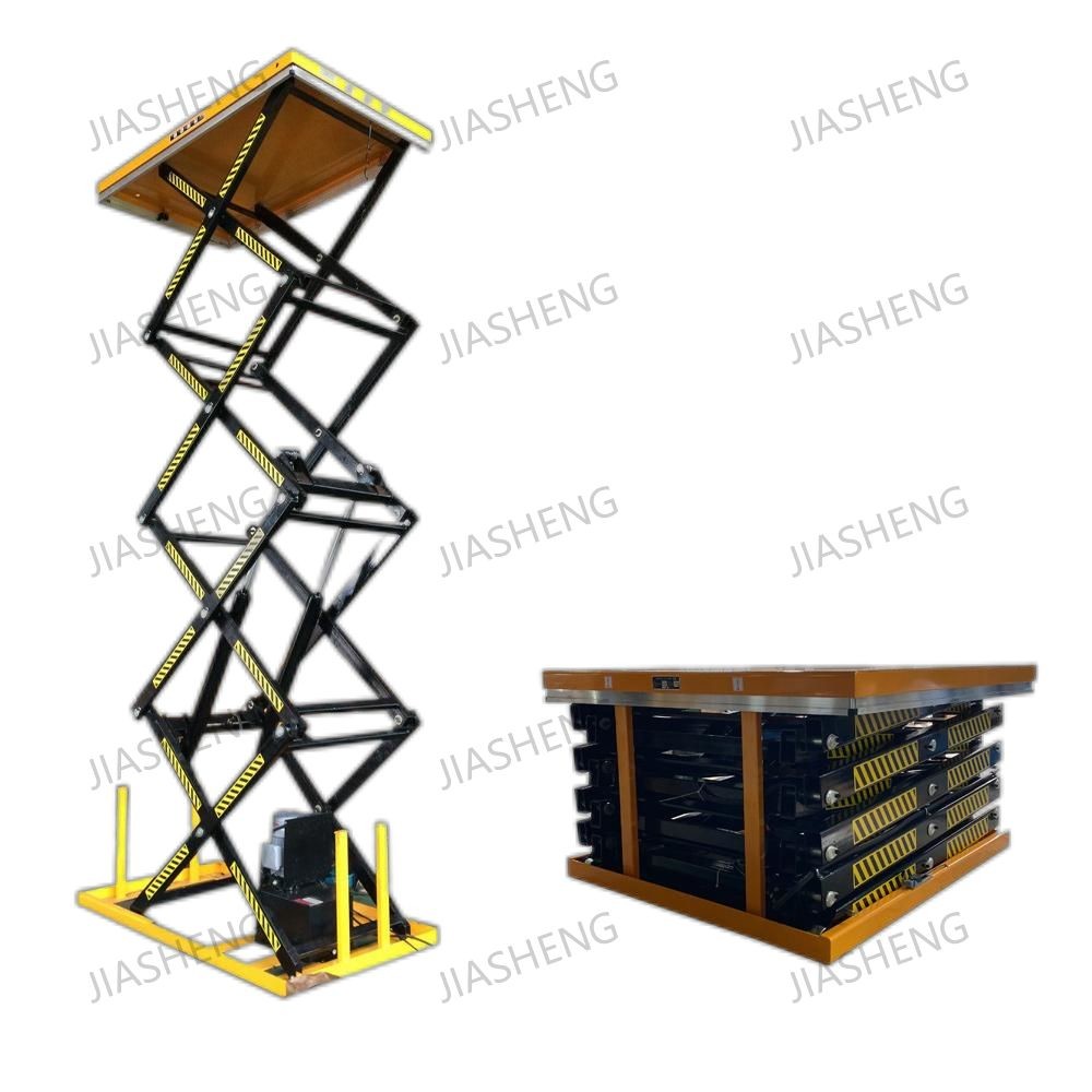 400kg Electric Stationary Scissor Lift Table Multi Scissor Max Height 4140mm