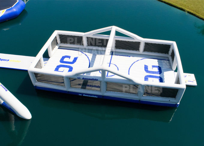 0.9mm Tarpaulin Inflatable Water Trampoline Volley Ball Court