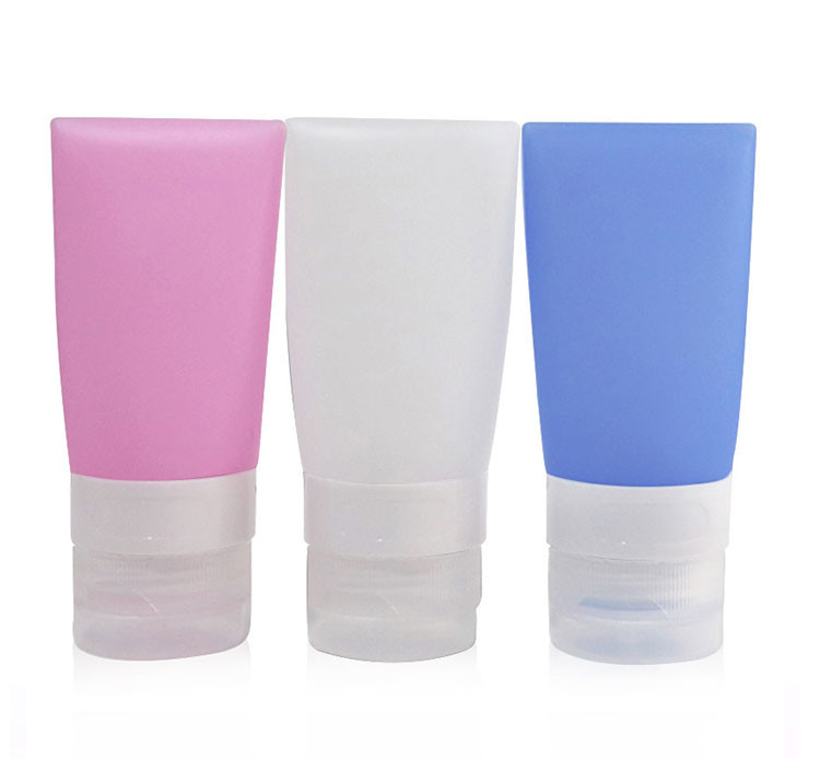 Flat Bb Cream Tube Cosmetics Lip Gloss Tubes With Brush