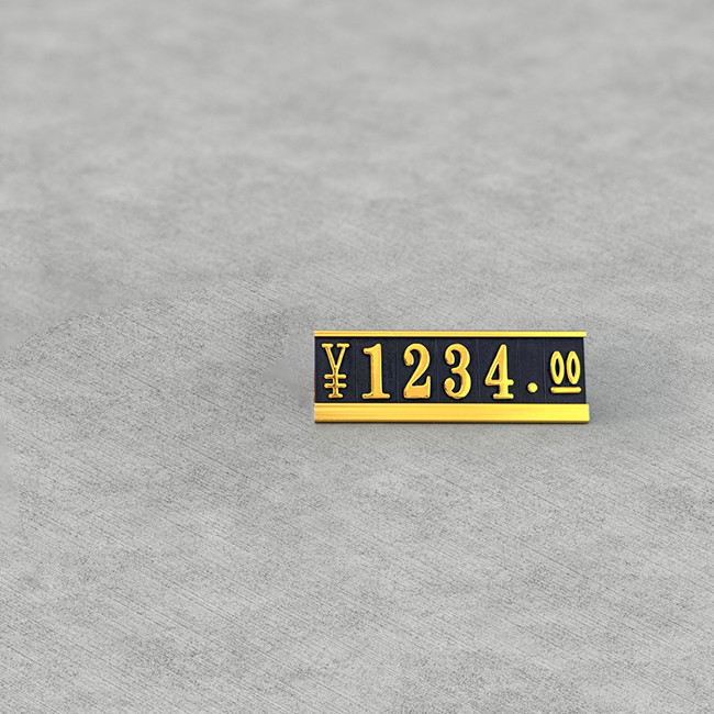 AaL-60-22 Jewelry Shop Plastic Retail Display Labels