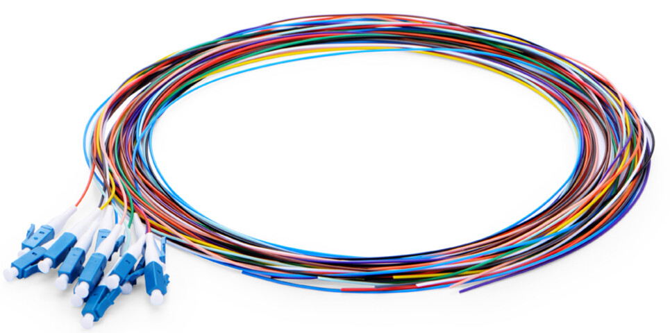 F200N Tensile Multimode Fiber Pigtail , High Return Loss LC Fiber Pigtail