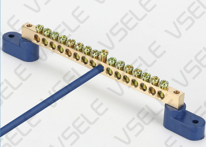 High Bridge Type Busbar Terminal Block / Screw Terminal Wire Connectors