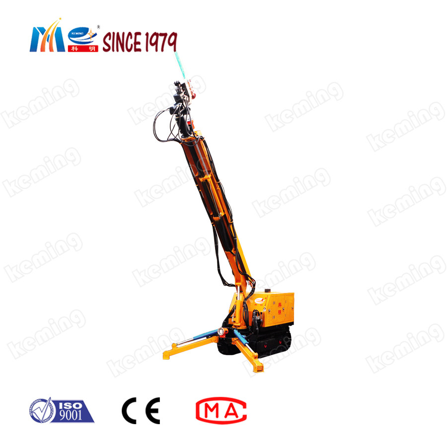 One Person Operate Shotcrete Robot 6M Spraying Height Concrete Sprayer With outrigger