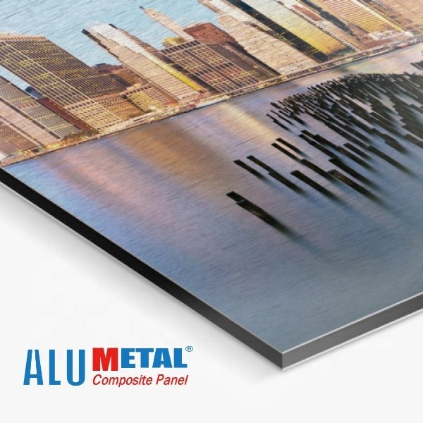 Antibacterial PE Aluminum Composite Sheet 1220mm For Signage