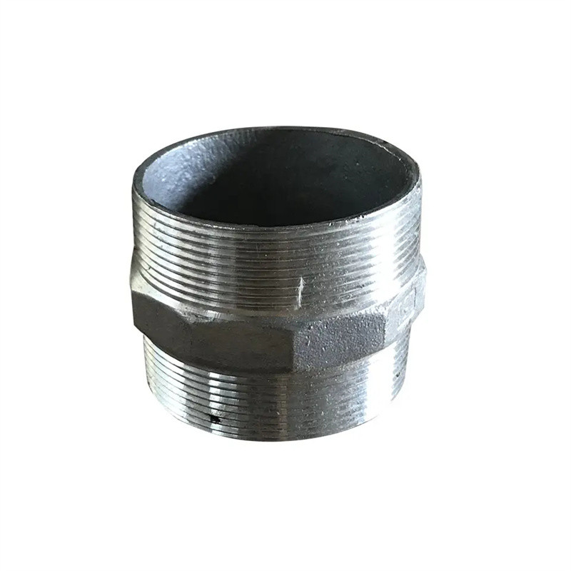 304 Stainless Steel Alloy Compression Pipe Thread Fittings Forged Oem Close Nipple