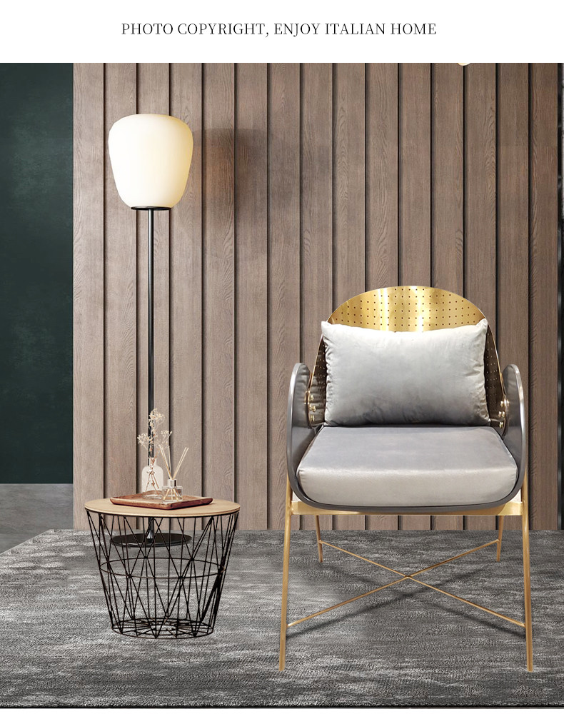 Creative Custom Stainless Steel Dining Chair For Office Building