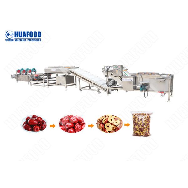 Fruit And Vegetable Processing Line High Efficiency Dried Fruit Processing