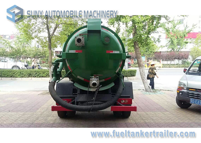 Foton 8CBM 8000L 8M3 Vacuum Tank Truck Cummins 140hp , 4x2 Sewage Suction Truck