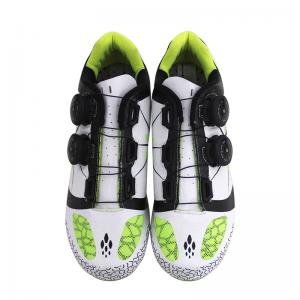 China Carbon Fiber Cycling Trainers Mens Bright Color Printed Low Wind Resistance on sale