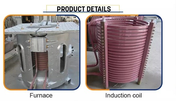 Electric Aluminum Cans Induction Melting Furnace For Ingot 350kg Weight