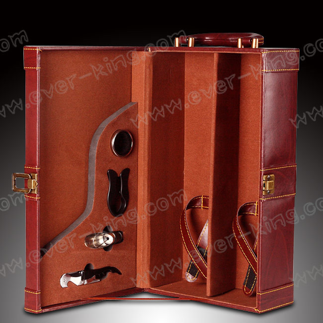 Luxury SGS 2 Bottles Wine Gift Box Packaging