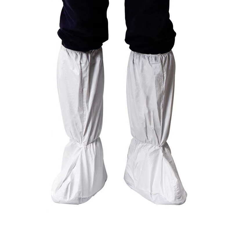 Ce OEM Blue White Disposable Shoe Covers Blue Shoe Guys Premium Disposable Boot & Shoe Covers