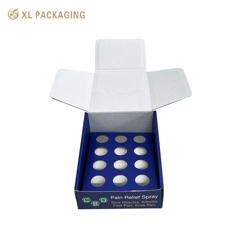 Custom Printing Cardboard Shelf Paper Shipping Folding Display Box For Supermarket