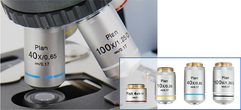 A12.1030-B Laboratory Binocular Compound Light Microscope 100x